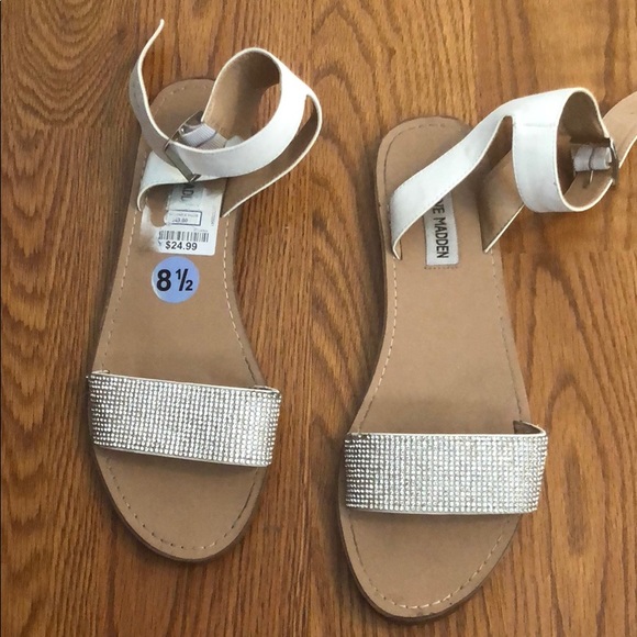 glitter steve madden sandals